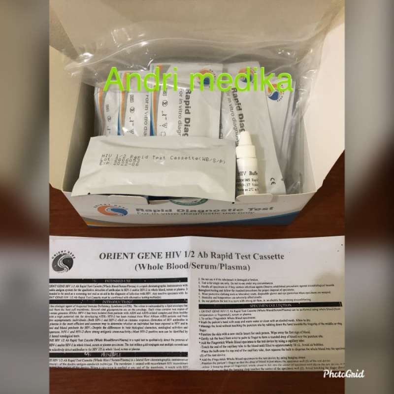 Promo Hiv Card 1/2 Serum / Plasma Isi 25 Tes Diskon 23 Di Seller