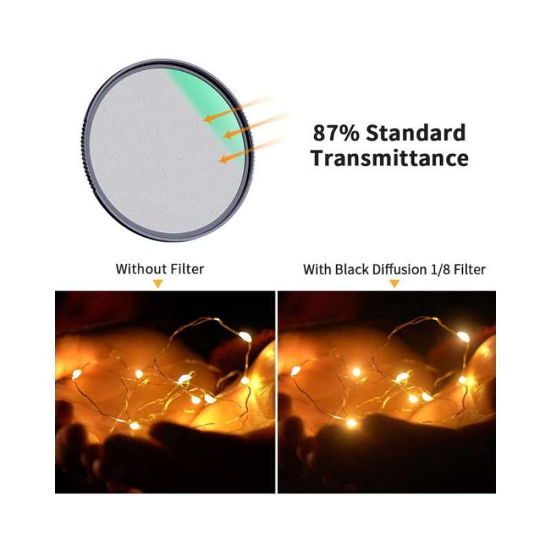 Mist Diffusion Filter Promo K&f Concept Black Soft 1/8 Black Mist Diffusion Mrc Nano-x Filter ...