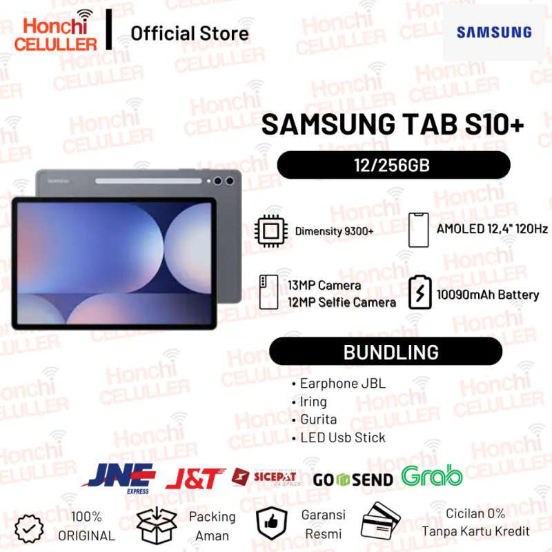Samsung Galaxy Tab S10+ 5G untuk Penggemar Teknologi dengan AI Galaxy dan Layar 12.4. RAM 12GB untuk Produktivitas Maksimal dan Baterai Tahan Lama