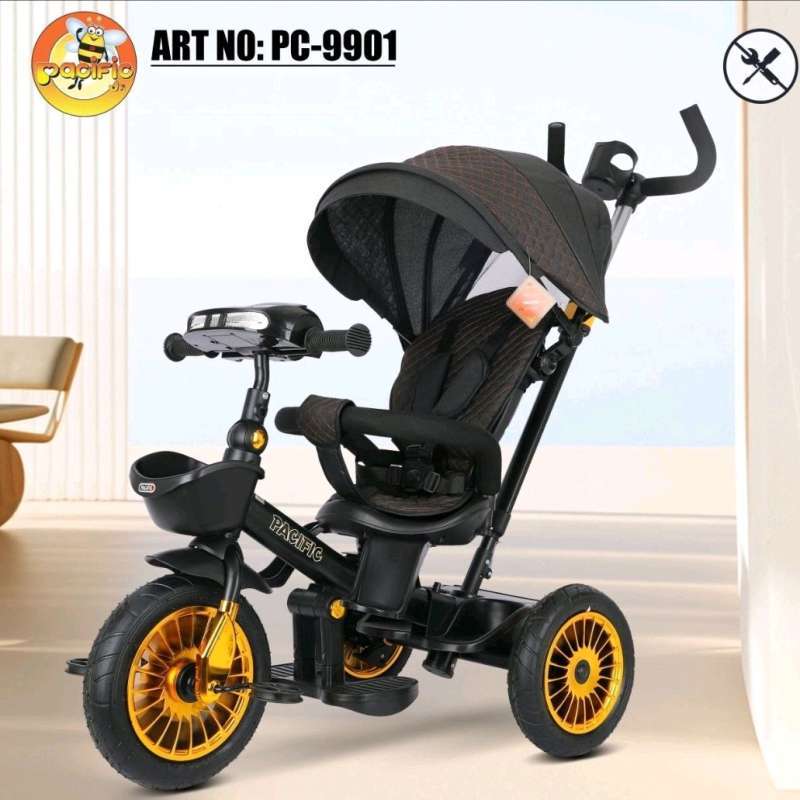 Stroller Sepeda Anak Roda Tiga Pacific PC-9901 Tricycle PC9901 PC 9901