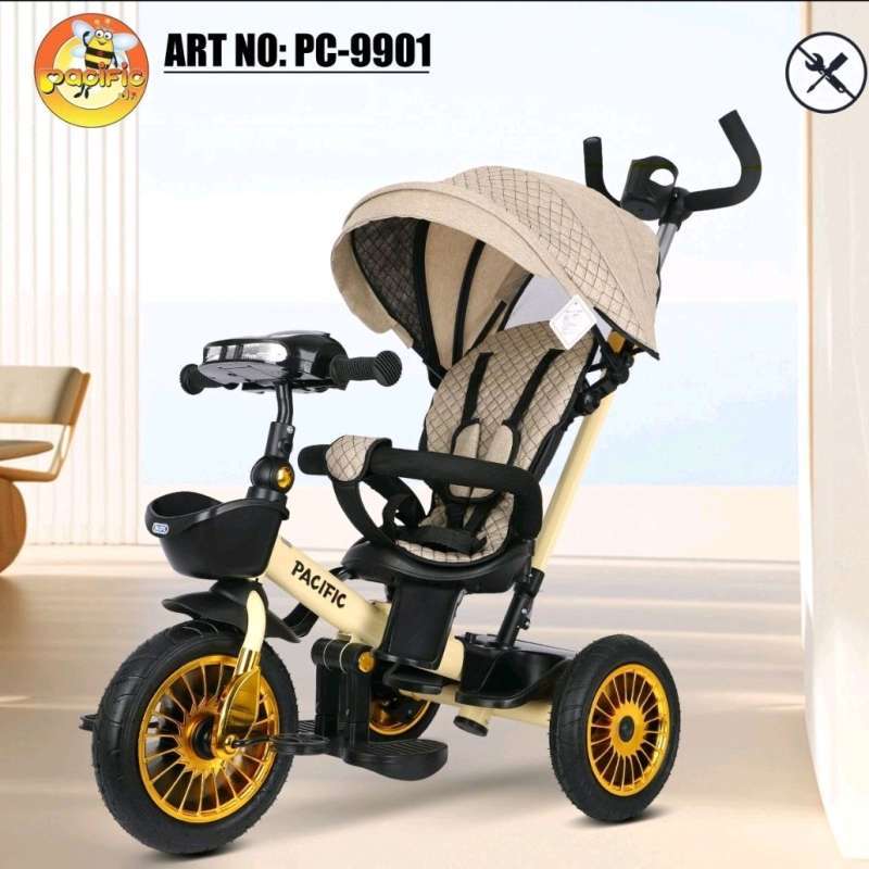 Stroller Sepeda Anak Roda Tiga Pacific PC-9901 Tricycle PC9901 PC 9901