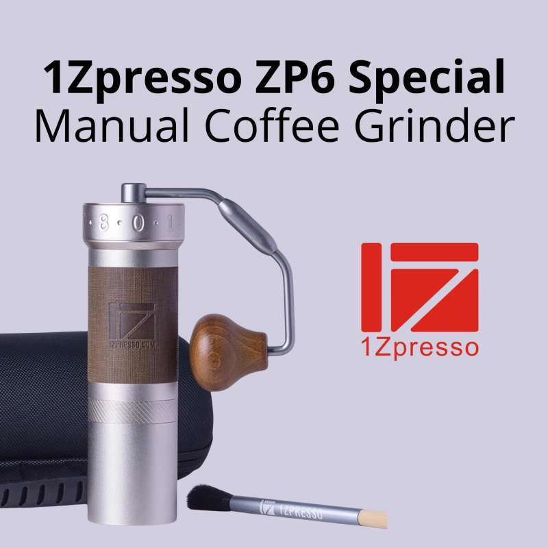 Grinder Kopi 1ZPRESSO ZP6 S Manual Coffee Grinder 48mm Heptagonal Burr