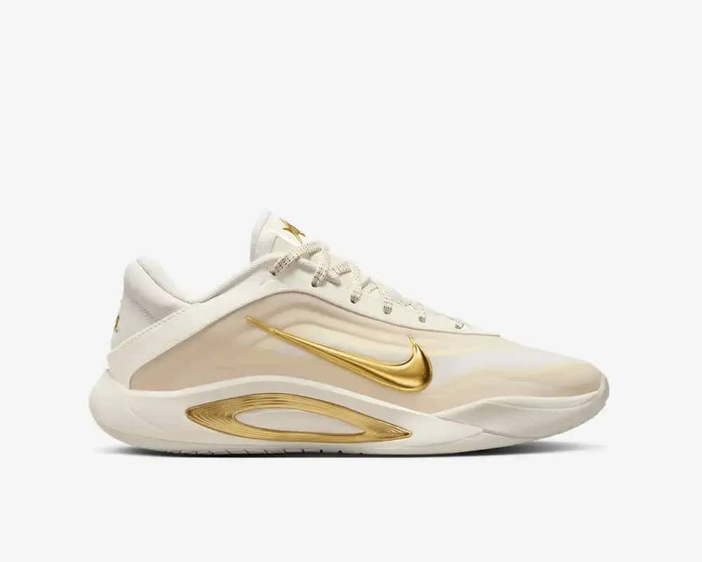 Sepatu Basket Wanita Nike A'ja Wilson A'One Gold Dynasty (Women's)  FZ8605-102