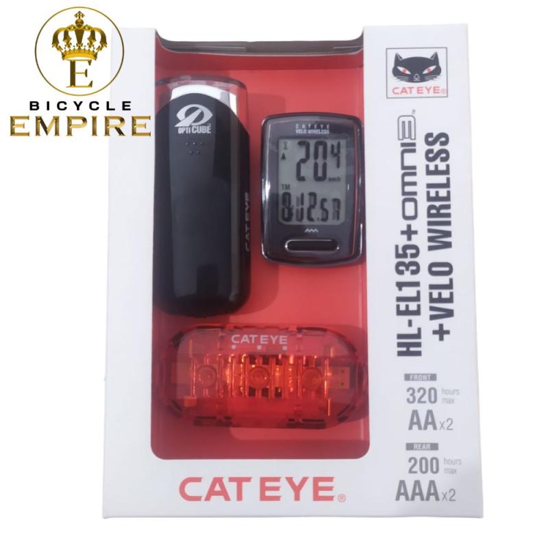Jual Cat Eye Lampu Set Sepeda Gs17 El135 Omni Velo Wireless