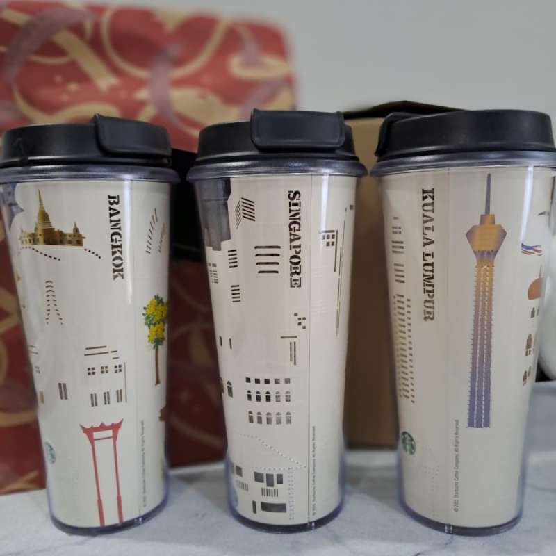 Promo Tumbler Starbucks City Edition Relief Kuala Lumpur, Malaysia Diskon 33 di Seller