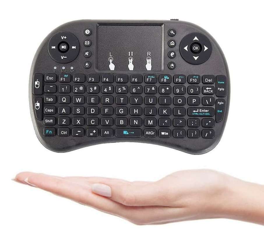 Jual Keyboard Wireless Mini 2.4G Dengan Toucad Untuk Kodi/Tv/Android/Pc ...