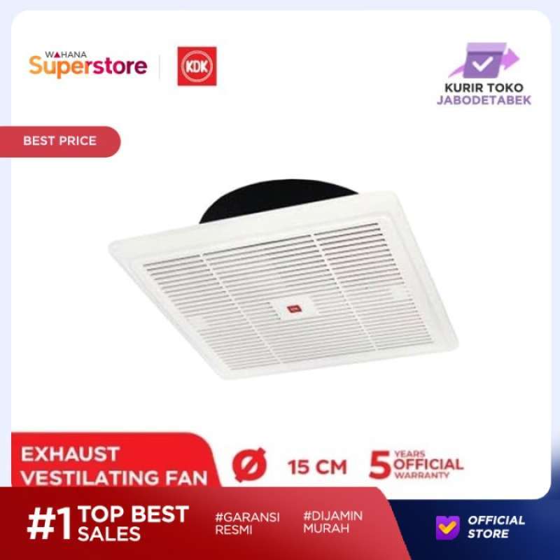 Promo Kdk Exhaust Fan Ceiling 6 Inch 15Tgq Diskon 17 di Seller