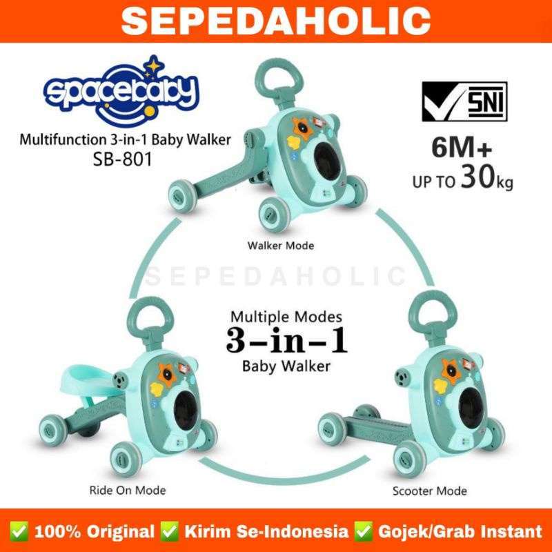 Baby Active Walker SPACEBABY SB 801 Multifunction in Activity Table  Tosca