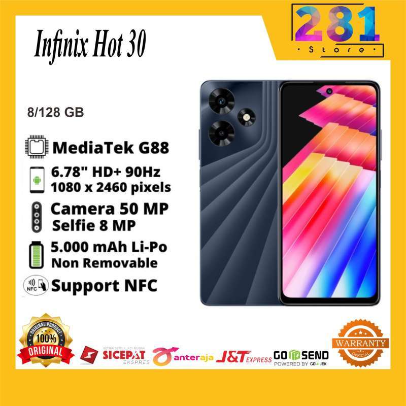 Jual Infinix Hot 30 8/128gb Garansi Resmi Di Seller 281 Store ...
