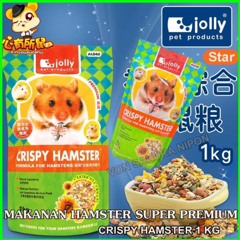 Jual Makanan Hamster Jolly Crispy Hamster 1kg Alex Biji Bijian Hamster