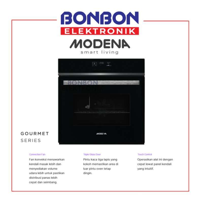Jual Modena Builtin Electric Oven 67L BO6633 / BO 6633 Oven Tanam di