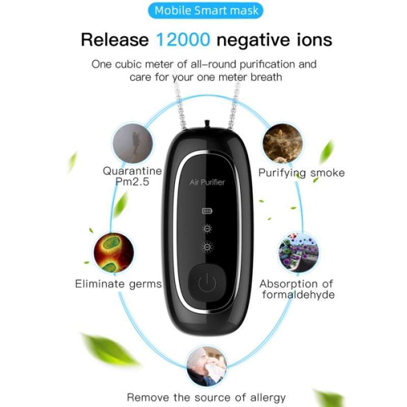 Promo [Original]Negative Air Purifier Necklace 120 Million Negative