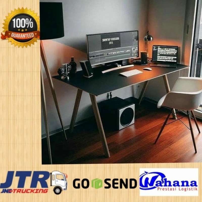 Promo Meja Kerja Kantor Gaming Laptop 120X60 Meja Kantor Minimalis
