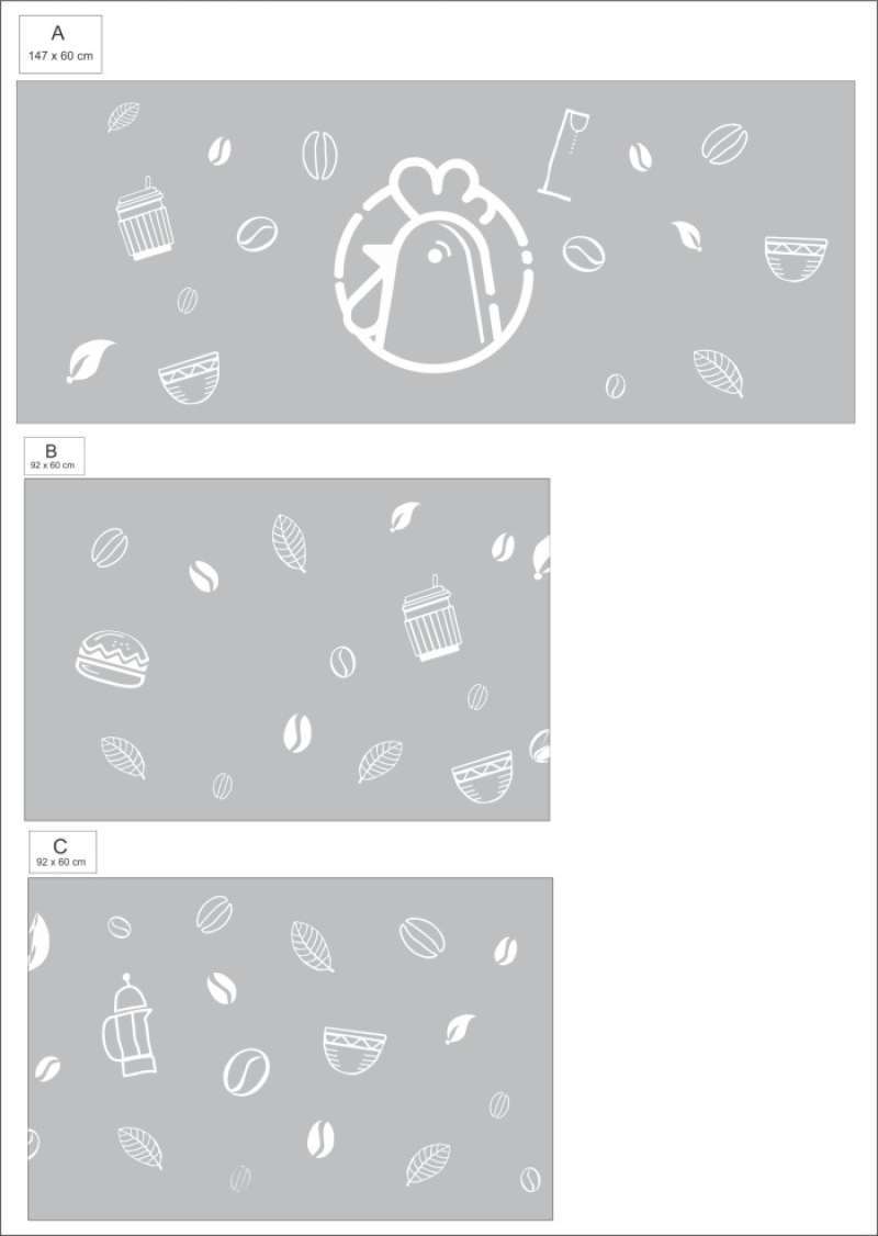 Promo CUTTING STICKER SANDBLAST CUSTOM UNTUK RUMAH, CAFE, KANTOR