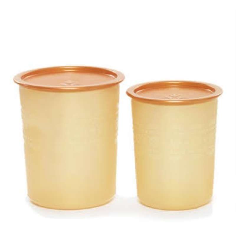 Jual Small Mosaic Canister Tupperware (2), Toples Cantik 2 Ukuran Di Seller Adk Supplies Shop