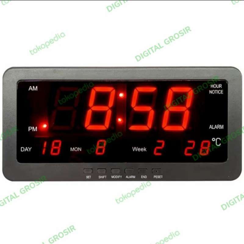 Jual Jam Meja / Dinding Alarm Led Digital Clock 1008 Atau 1009 Di