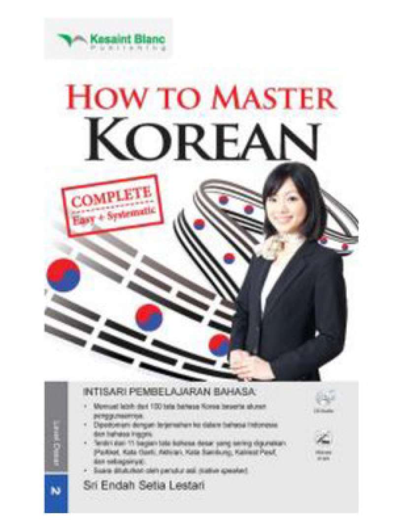 Promo Buku Bahasa Korea How To Master Korean + Cd Audio Diskon 29 di