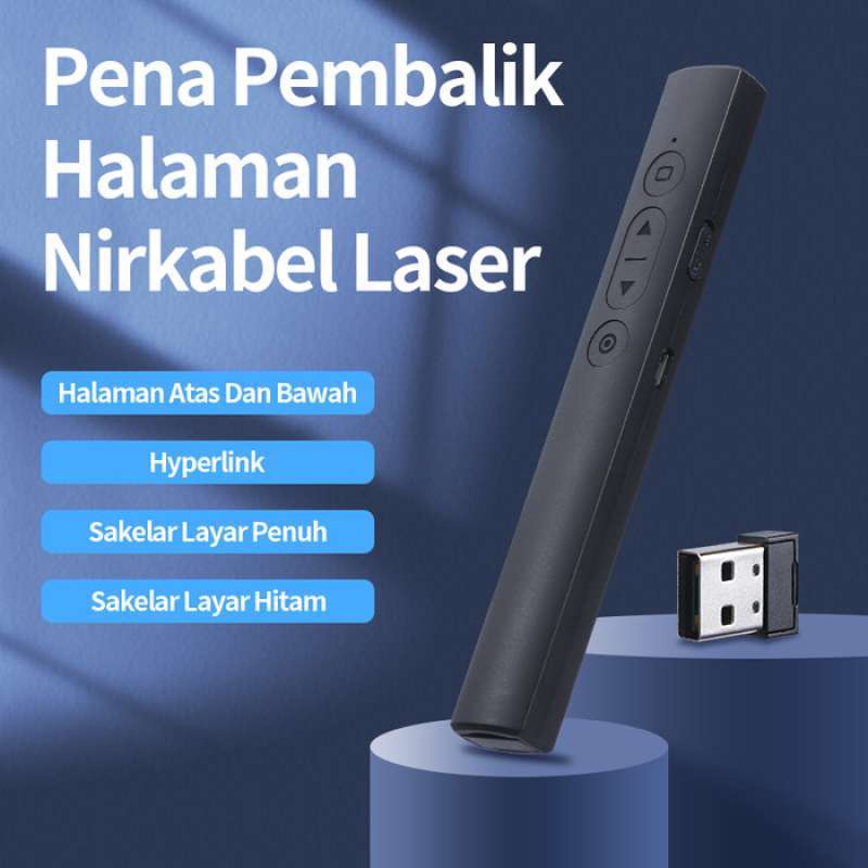 Promo Laser Pointer Pen Pointer Presentasi Wireless Presenter 50m ...