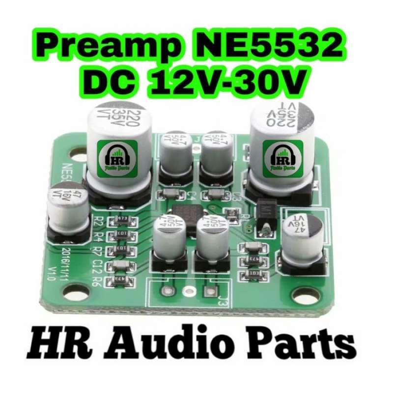 Promo Kit Modul PreAmp Stereo NE5532 SMD DC 12v 30v Buffer