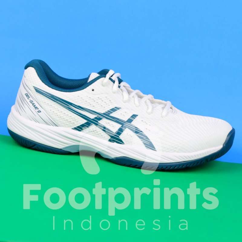 Jual Footprints Indonesia Sepatu Tenis Asics Gel Game 9 White Restful