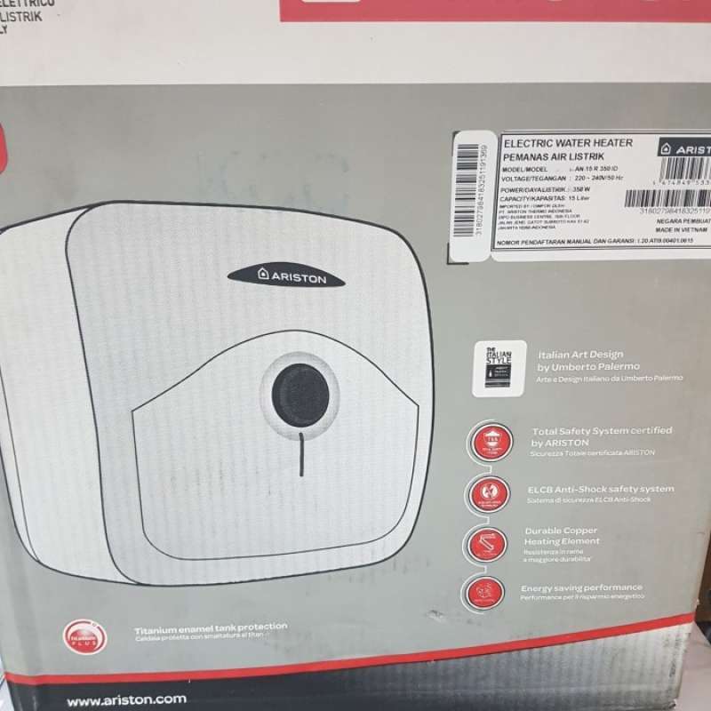 Promo Water Heater Ariston AN 15R / Mesin Pemanas Air / Mesin Air Panas