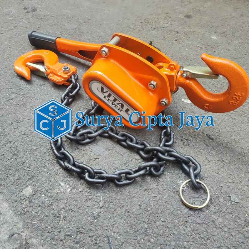 Jual Vital Lever Block 3.2ton Lifting 1,5 Meter Vr230 Lever Chain