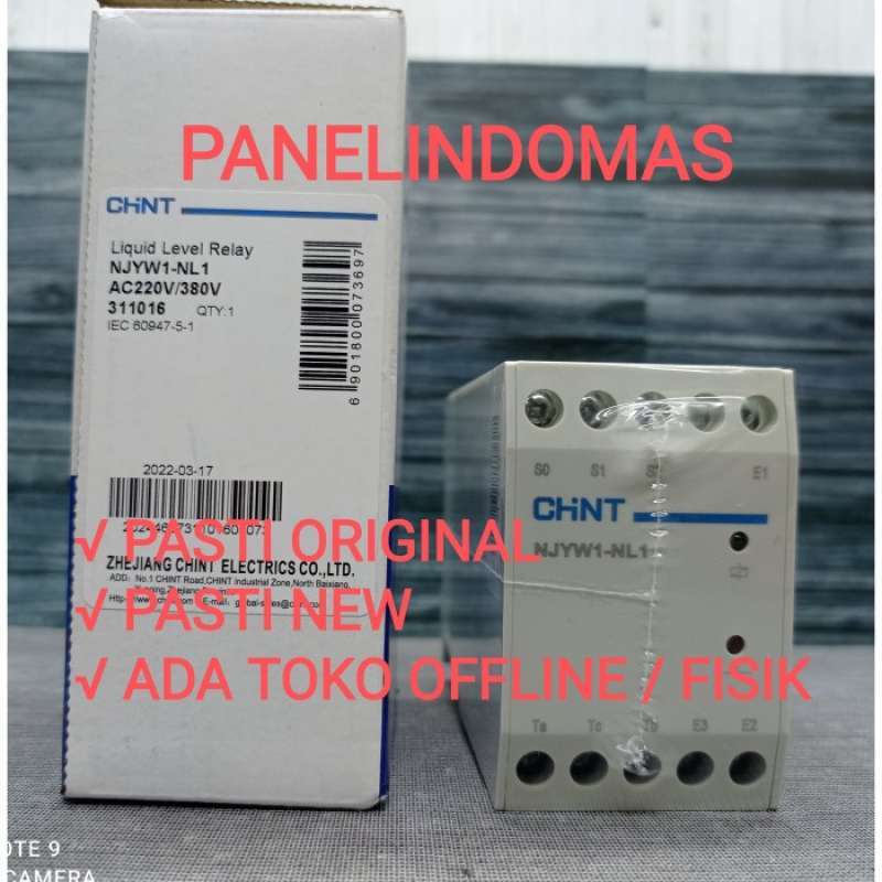 Promo Floatless Relay / Water Level Control Njyw1-Nl1 / Njyw1Nl1 Chint ...