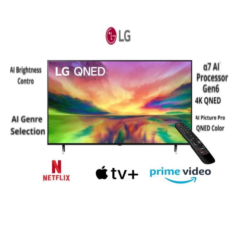 Jual LG 55QNED80SRA QNED80 55 inch 4K Smart TV, 2023+packing kayu di