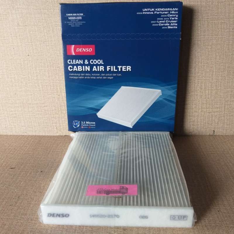 Jual filter ac kabin denso innova, fortuner, yaris, vios, hilux 2370 di