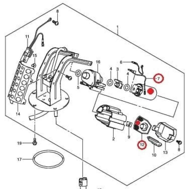 Jual Suzuki Inazuma GW250 OEM Fuel Pump MOTOR & Filter Replacement di Seller Terpercaya Shop