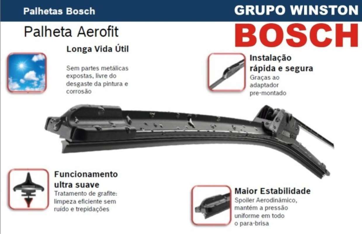 Promo Wiper Bosch 24 Aerofit Frameless / Wiper Pisang Diskon 23 di