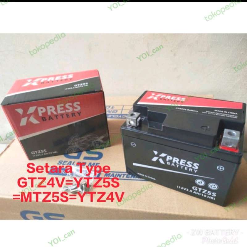 Jual Aki motor Yamaha Mio Soul GT GTZ5S GS Max bike Accu kering MF di