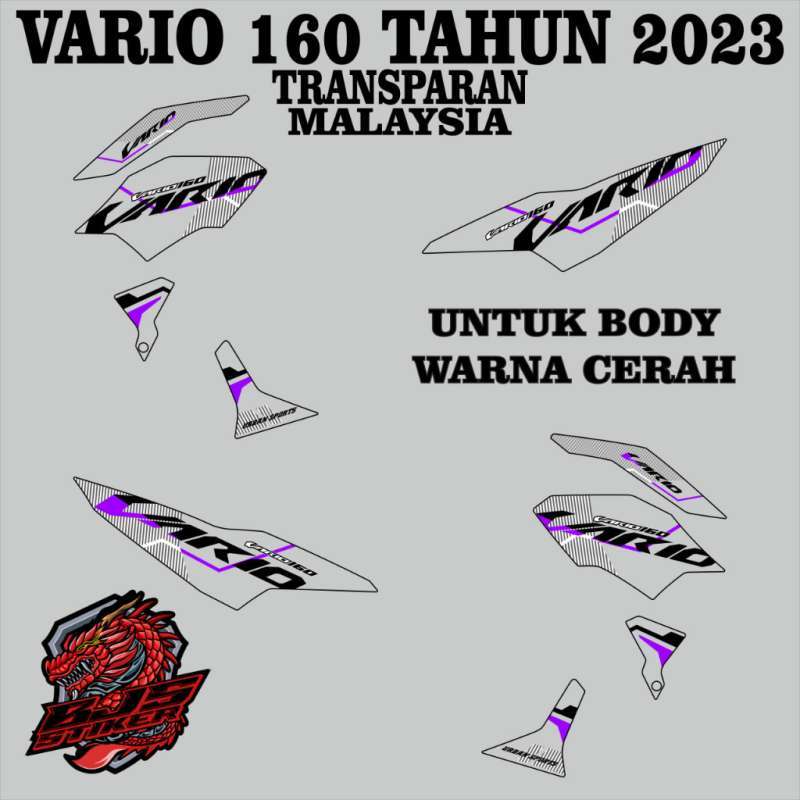 Promo [cod] Stiker Transparan Striping Transparan Uv Stiker Body ...