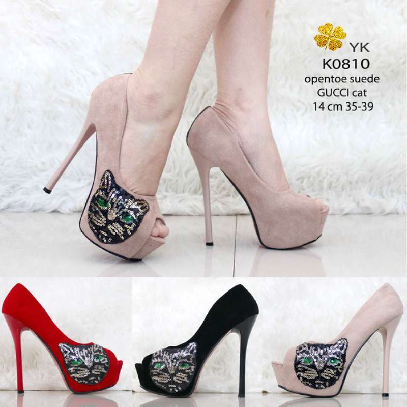 Heels online warna nude