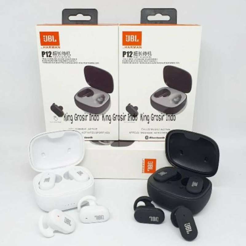 Headset Bluetooth JBL TWS P12 Wireless Earphone JBL TWS P12 TWS P12