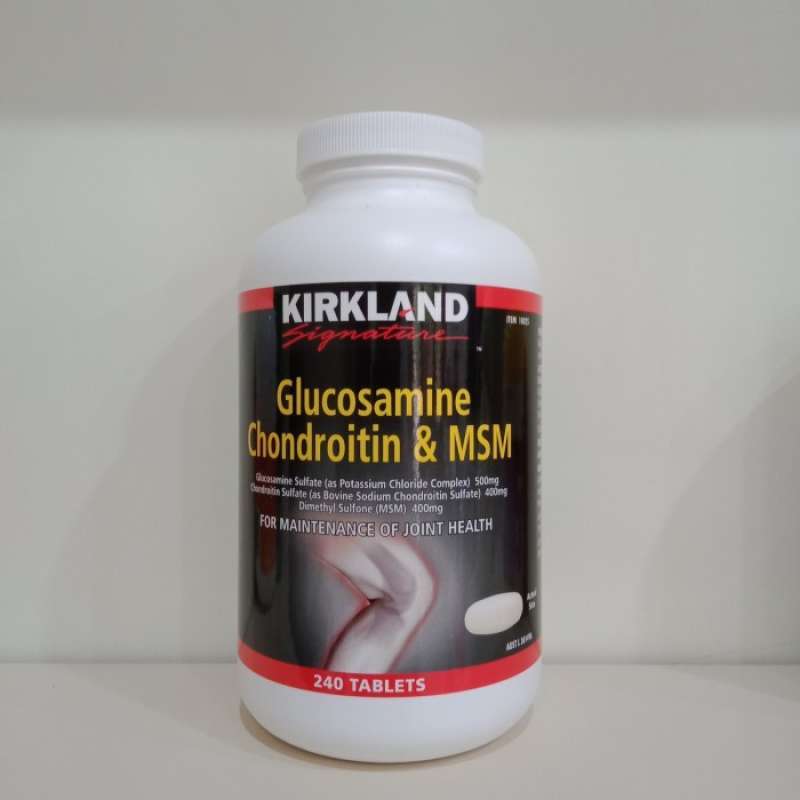Promo Kirkland Glucosamine Chondroitin & Msm 240 Tablets Diskon 33 Di