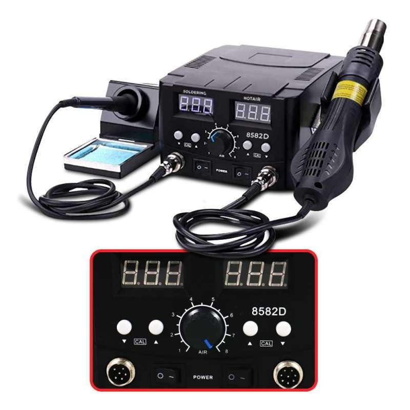 Jual Mypovos Soldering Station 2 In 1 Solder 70w With Hot Air Heat Gun ...