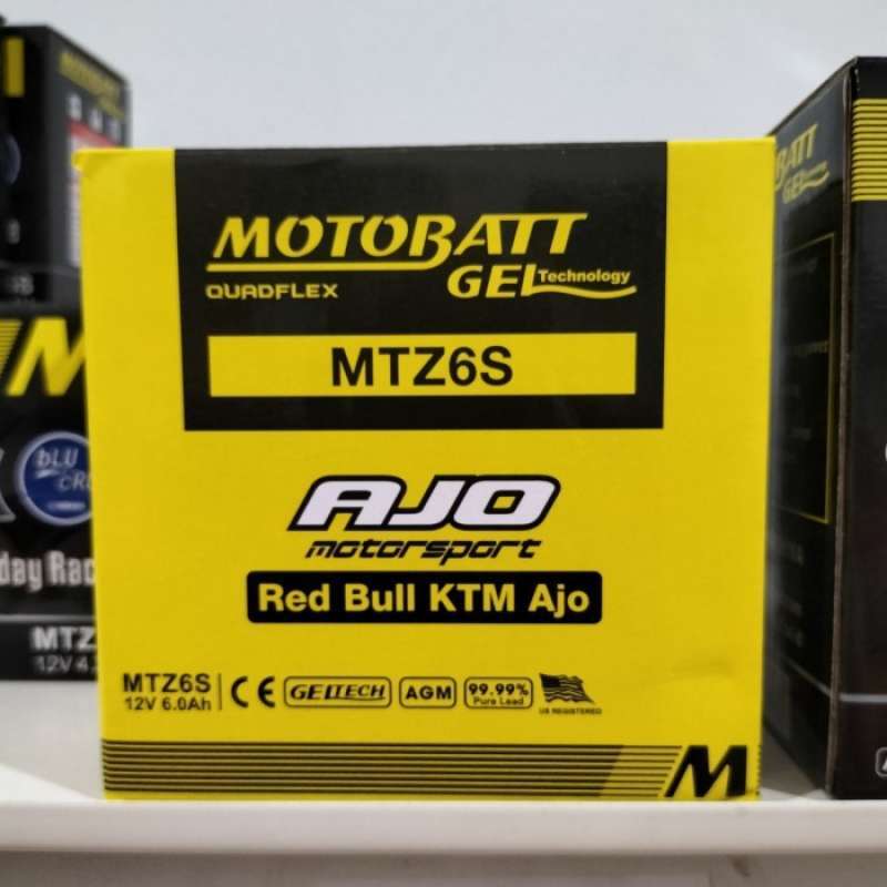 Promo Aki Motor Honda Cb150r Motobatt Mtz6s Aki Kering Diskon 33% Di