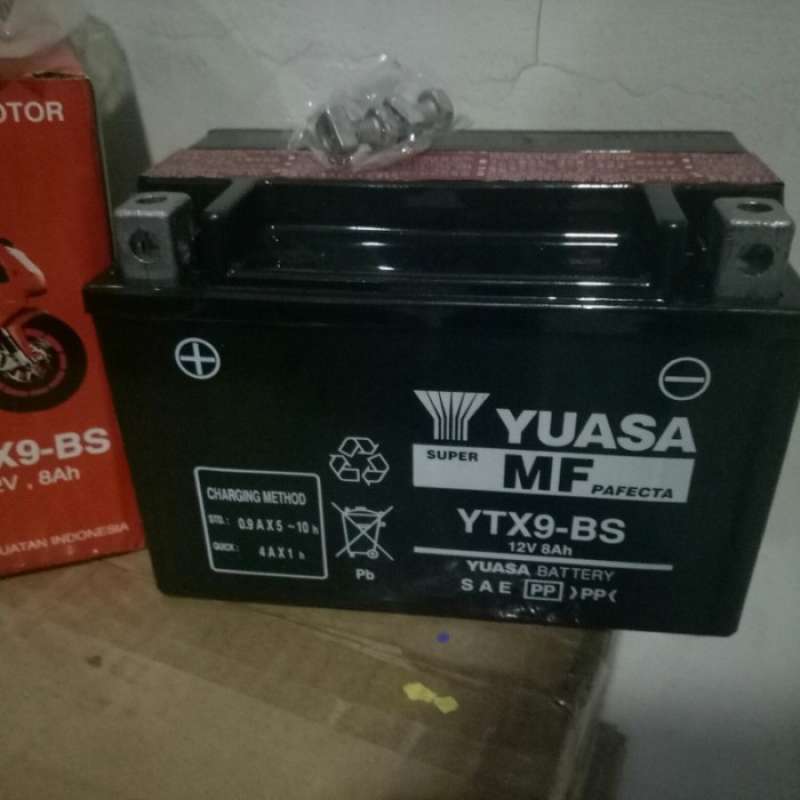 Promo Aki Motor Suzuki Brugman Inazuma Yuasa Ytx9-bs Diskon 33% Di