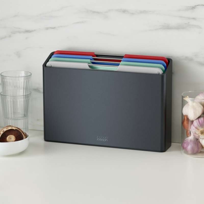 Promo Joseph Joseph Folio 4pc Chopping Board Set Regular (graphite