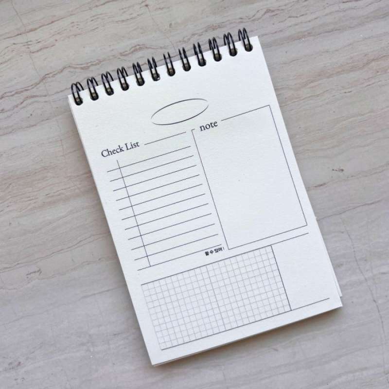 Jual Check List Notepad Buku To Do List Memo Aesthetic By Peulanopapers ...