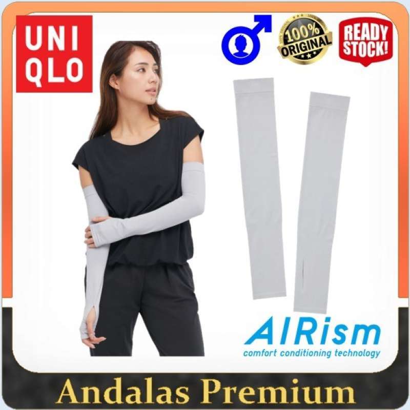 Jual Airism Sarung Tangan Seamless Proteksi Sinar Uv Arm Sleeve Uniqlo