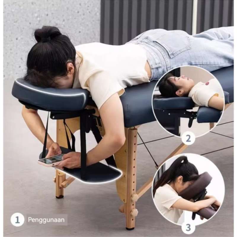 Jual Kursi Ranjang Kasur Medis Lipat Bed Gua Sha Salon Terapi Pijat ...