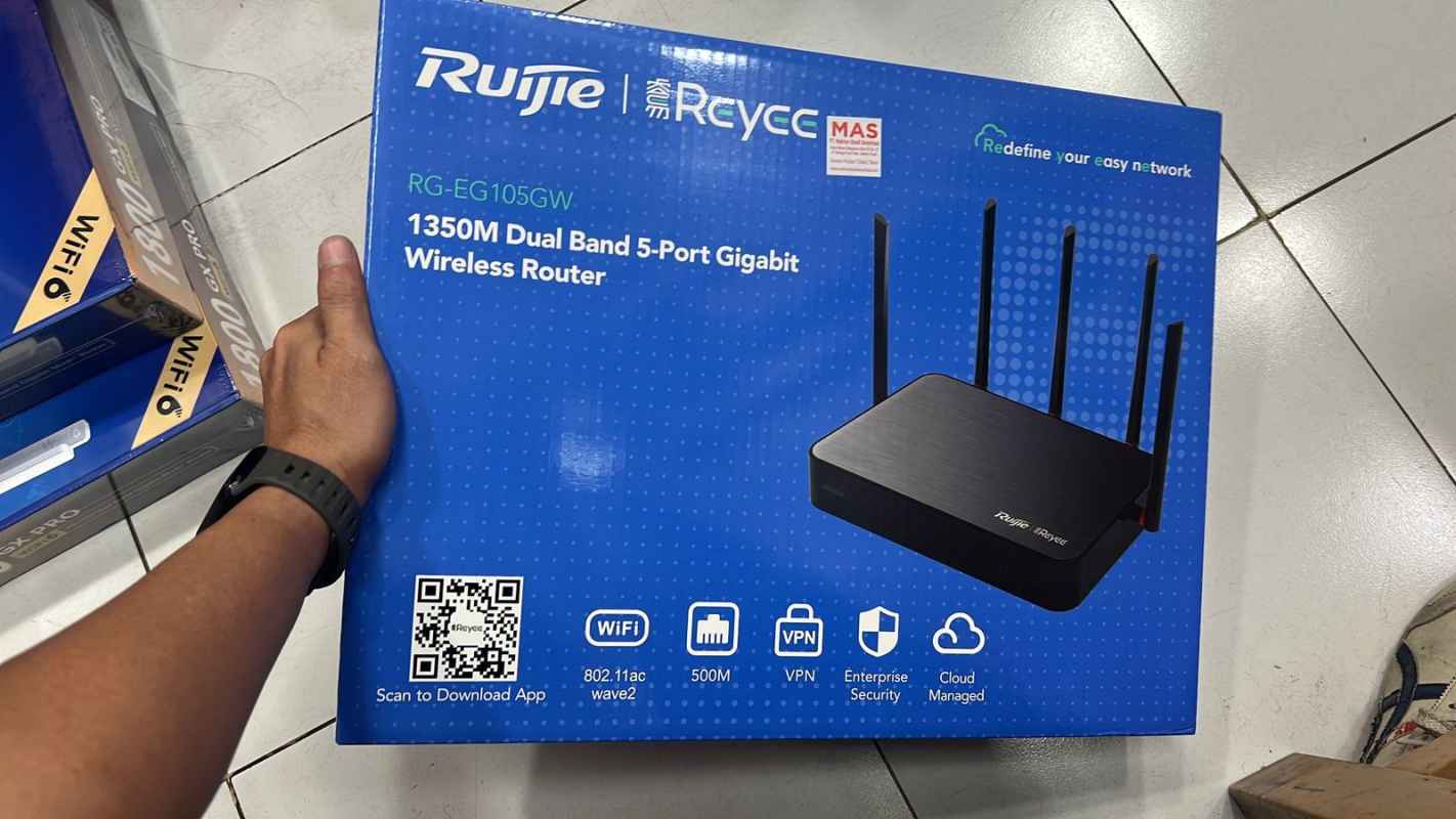 Jual Ruijie Cloud Managed Rg-eg105gw All-in-one Business Wireless ...