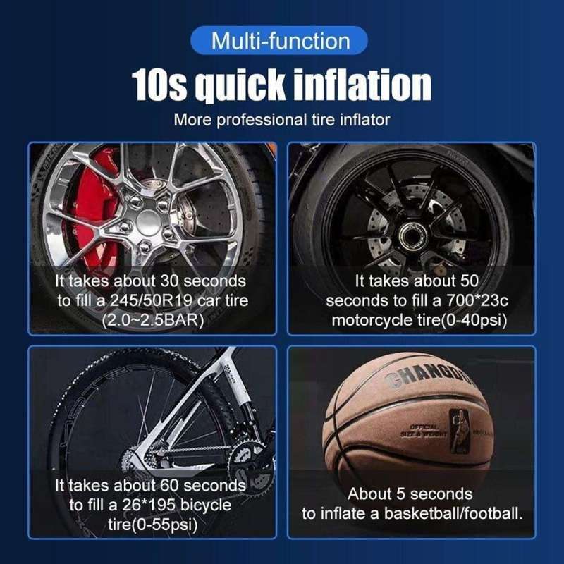 Promo Alat Kompresor Udara Listrik Inflator Pompa Angin Elektrik Kompa ...