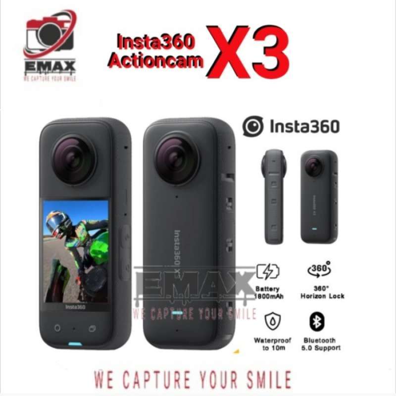 Jual Insta360 X3 Motorcycle Kit Action Camera Waterproof Insta 360 One X 3 Motorcycle Kit Di