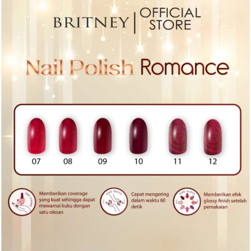 Jual Britney Nail Polish X 8ml Romance Di Seller