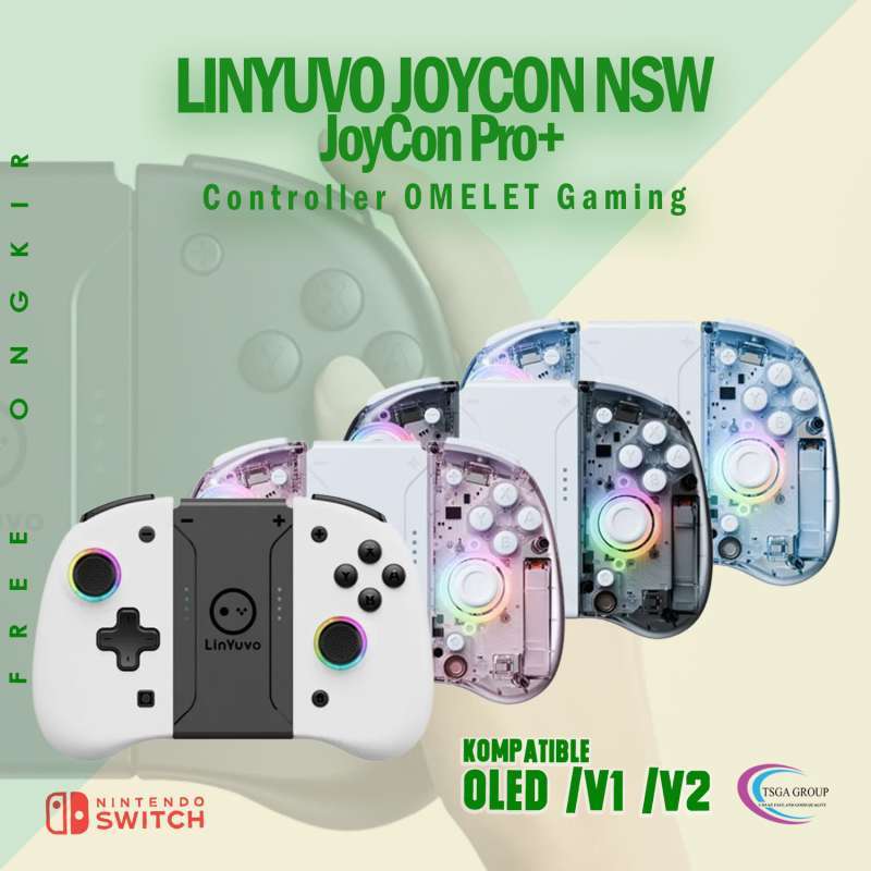 Jual Linyuvo Omelet Joycon Gaming Controller – Joy-con Switch Oled