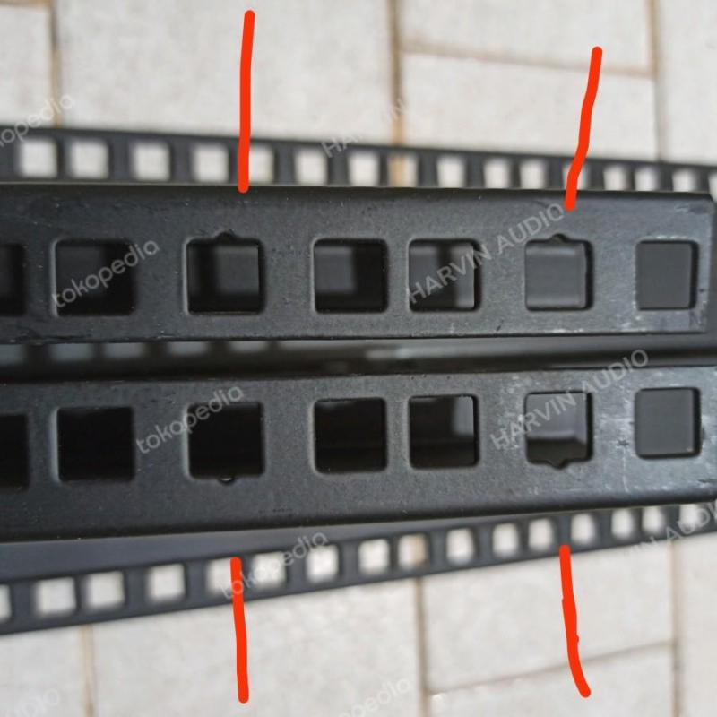 Jual Besi Rack Mounting 24u - 106,7cm Model -u- Akurasi Tanda Di Seller ...