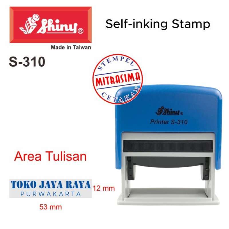 Jual Stempel Shiny S-310 ( Shiny Bentuk Persegi S310 Tipe S 310 ) Di ...